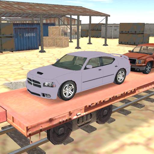 cargo train car transporter 3D 1.7