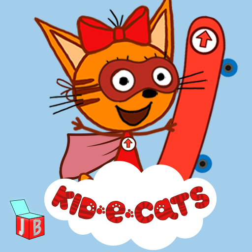 Kid-e-Cats Skateboard Racing Rush. Kids games icon