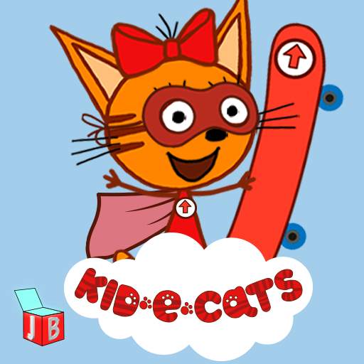 Kid-e-Cats Skateboard Racing Rush. Kids games 1.2.1