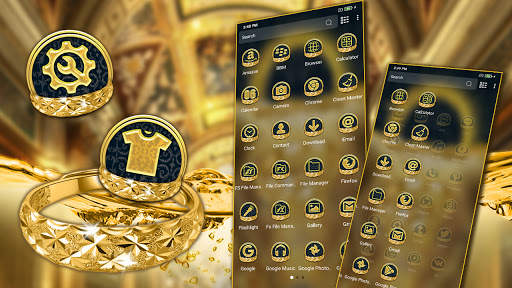 Golden Ring Launcher Theme screenshot 2