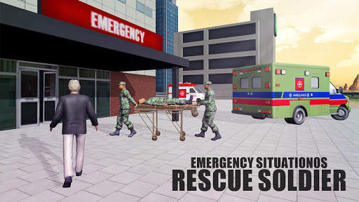 US Army Ambulance Rescue Game. screenshot 4