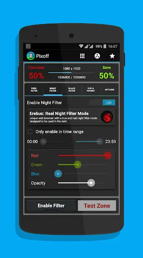 Pixoff: Battery Saver स्क्रीनशॉट 2