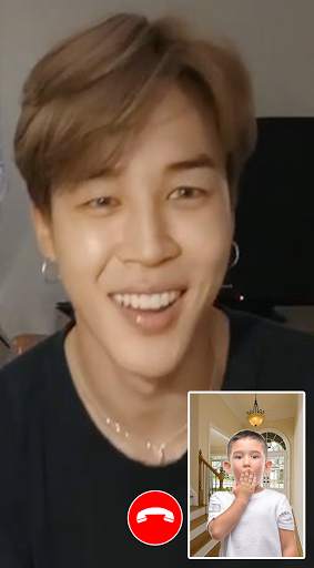 Jimin Kpop BTS Video Call & chat Simulator screenshot 2