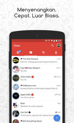 Catfiz Messenger screenshot 1
