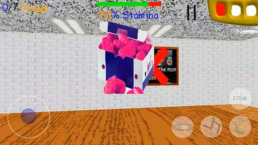 Scary Nuggs Teacher Loves Chicken Nuggets Like Mod screenshot 2