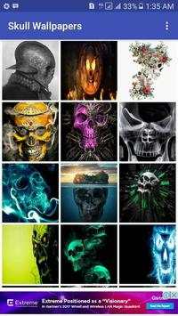 Skull Wallpapers 5 تصوير الشاشة