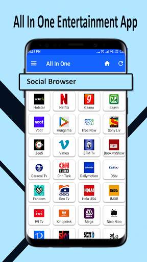 Social Browser:- All Social Media & Shopping Apps screenshot 3