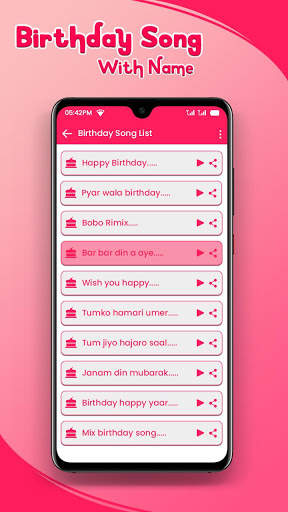 birthday song with name screenshot 4