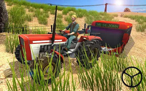 Farming Tractor Pull Bus Games screenshot 2