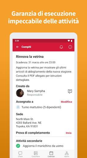 Messaggistica di Crew screenshot 4