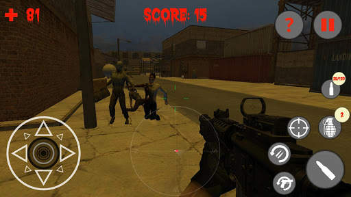 City Destroyed Zombies Shooting Game screenshot 1