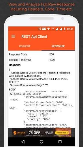 REST Api Client Android screenshot 2