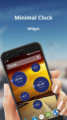 Minimal Clock Live Wallpapers screenshot 2