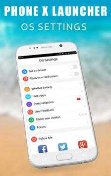 New OS Phone X Launcher screenshot 7