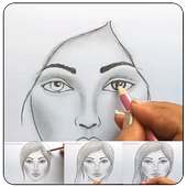 Face Drawing Step by Step on 9Apps