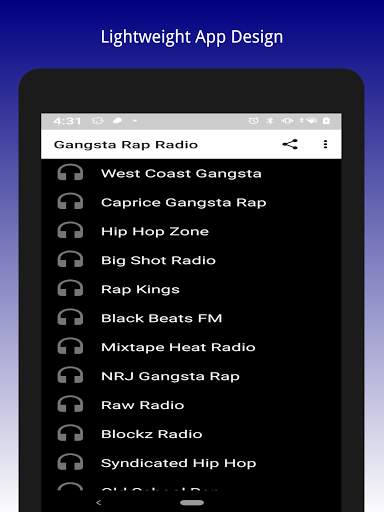 Gangsta Rap Radio 📻 Music Stations 🎧 screenshot 3