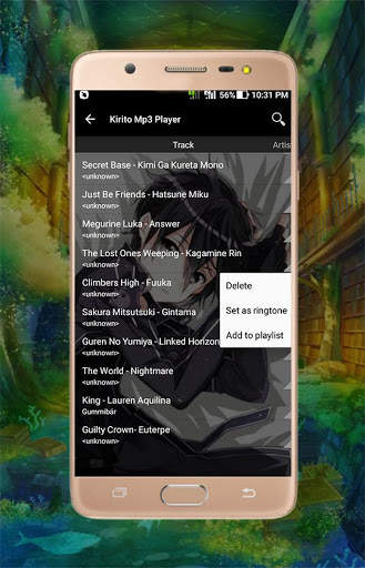 Kirito Mp3 Player screenshot 3