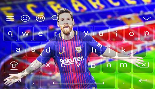 Lionel Messi Keyboard 2020 स्क्रीनशॉट 1
