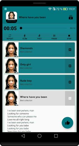 Rihanna Songs Lyrics Offline (New Version) screenshot 1