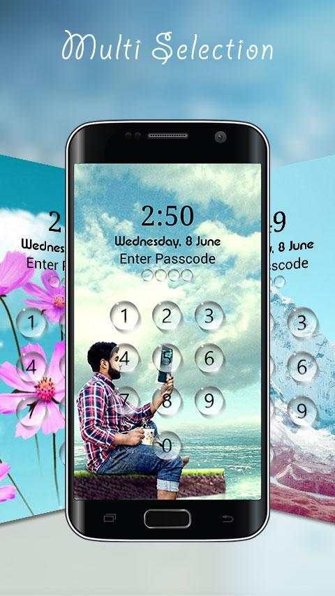 WaterDrop Lock Screen Locker screenshot 1