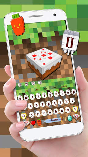 Pixel Craft Keyboard Theme screenshot 1