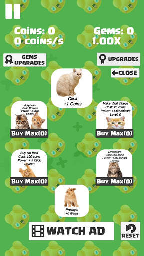 Kitty Idle Tap Game screenshot 2