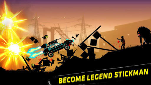 Stickman Racer: Survival Zombie screenshot 3