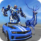 US Police Deer Robot Cop Car Transforming Game 1.0.7