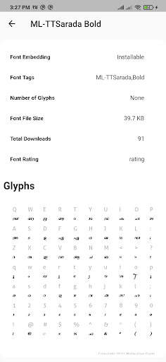 Malayalam Fonts screenshot 3