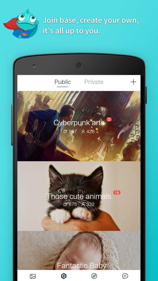 XBase - like & share interests screenshot 4