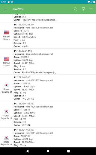 Kiwi VPN screenshot 6
