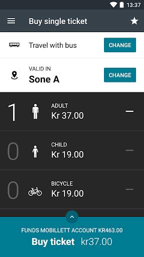 AtB Mobillett screenshot 1