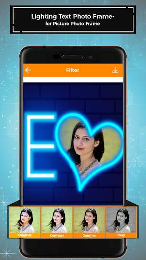 Lighting Text Photo Frames for Pictures - Editor screenshot 3