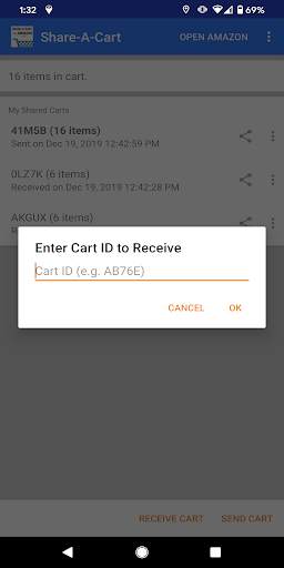 Share-A-Cart for Amazon screenshot 2