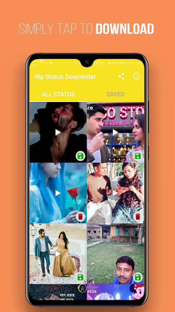 Wp Status Downloder screenshot 2