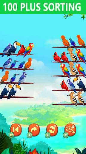Bird Sort:Color Sorting Puzzle screenshot 1