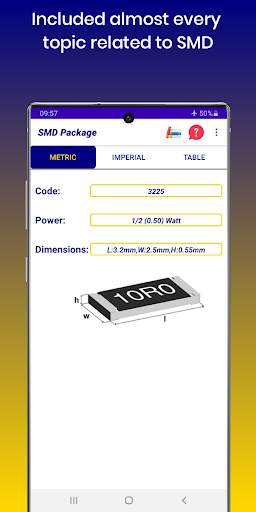 Resistor Color Code Calculator: SMD Code, Package 5 تصوير الشاشة