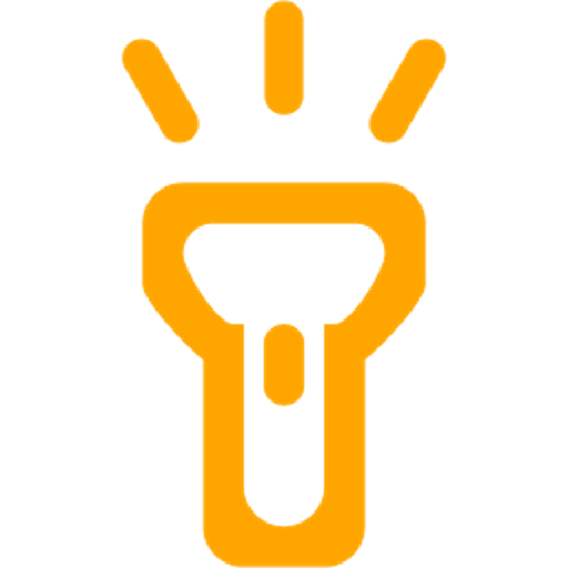 simple small flashlight no ads icon