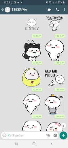 Pack Stiker Wa Pentol Lucu WAStickerApps screenshot 6