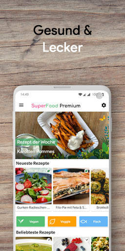 SuperFood - Gesunde Rezepte screenshot 1