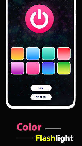 Colour Flashlight - Call & SMS screenshot 4
