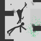 Stickman in trouble icon