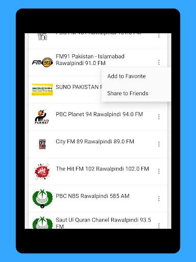Radio Pakistan All Stations: Radio AM FM Online screenshot 16