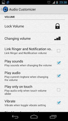Audio Customizer - Volume and Ringtones manager screenshot 5