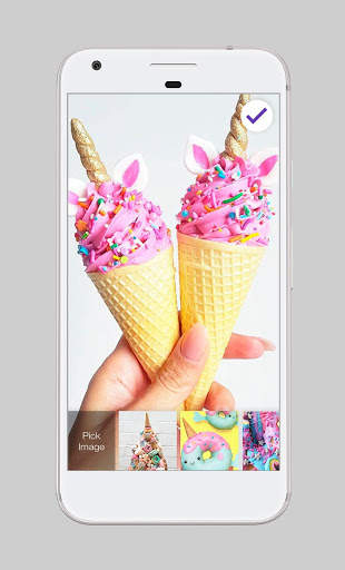 Magical Unicorn Donuts Sweet Bakery Lock Security screenshot 3
