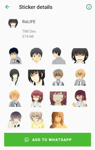 Funny Anime Stickers (WAStickerApps) screenshot 1