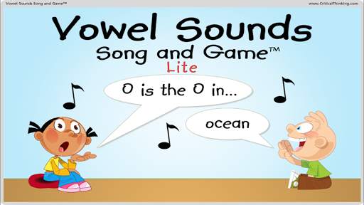 Vowel Sounds Song and Game™ (Lite) screenshot 1