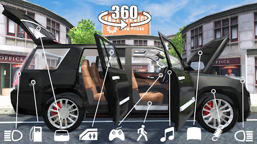 Car Simulator Escalade Driving screenshot 1