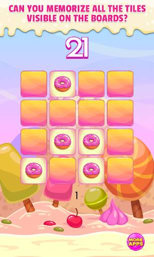 Brain game & Memory training - Sweet Cookies screenshot 2