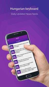 Hungarian Keyboard - Hungarian Translator - News screenshot 4